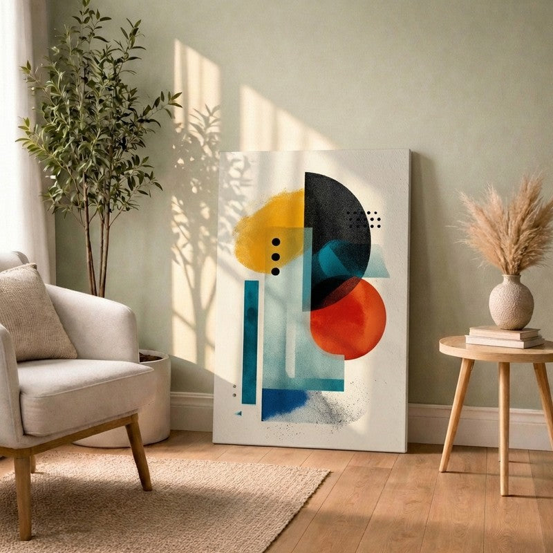 Form Grid Composition Canvas Wall Art