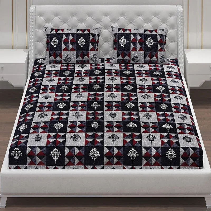 Monte Carlo Geo Magique Bedsheet - 120 GSM media 4