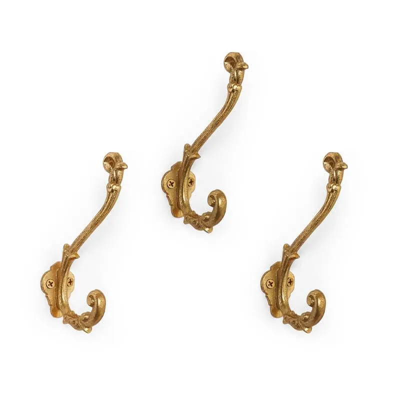Gold Glam Wall Hook - Set Of Three media 3