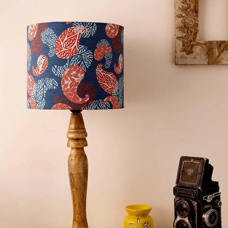 The Paisley Play Fabric Table Lamp - Multicolor media 1