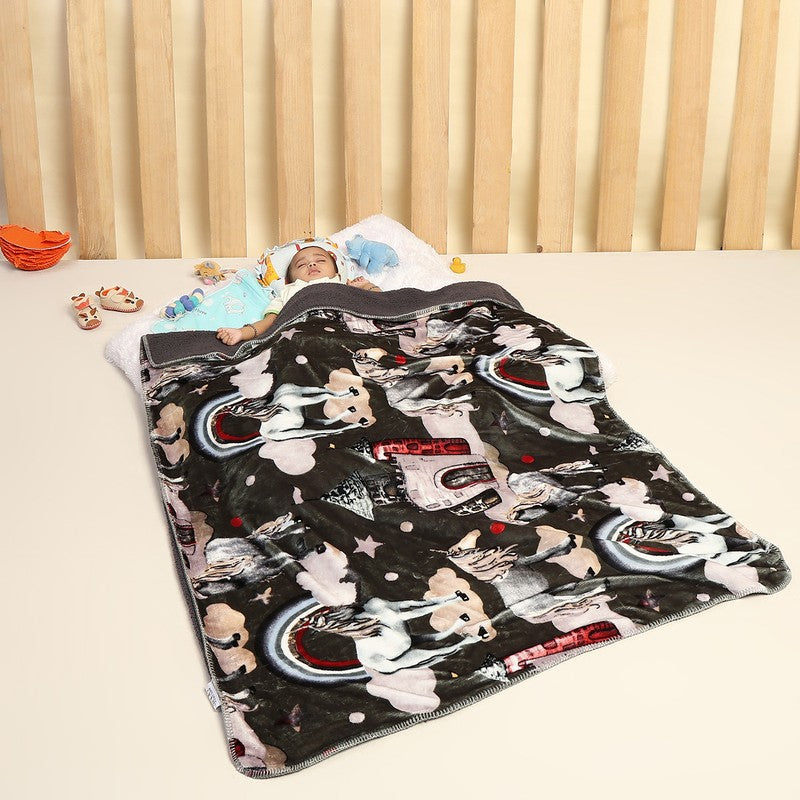 Monte Carlo Moto Bear Dreams Blanket - 300 GSM