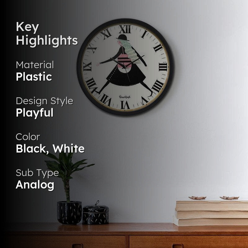 Take A Stroll Wall Clock media 2
