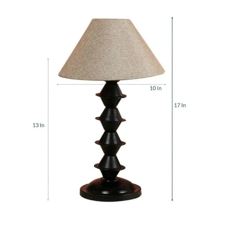 Laepo Missa Fabric Table Lamp - Beige,Black media 5