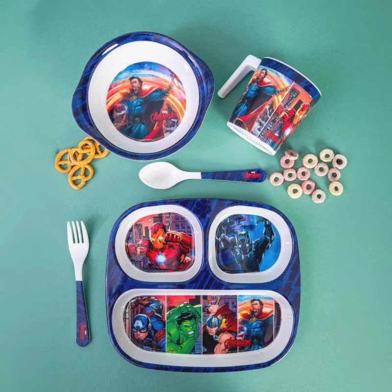Servewell Avenger Clan Kids Dining Set - Five Piece Set media 1