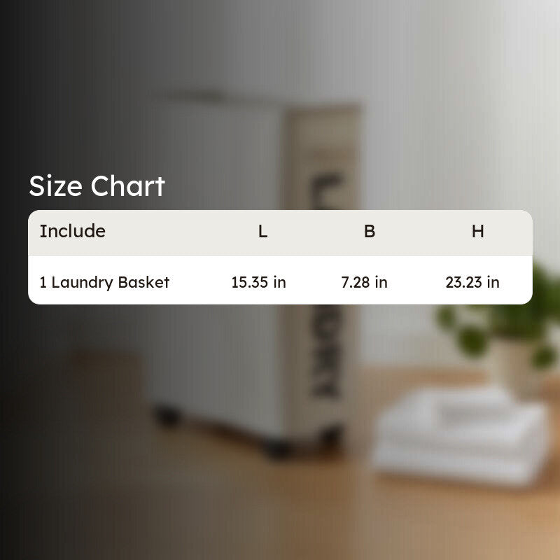 Rioware Tidy Roll Laundry Basket - White media 10