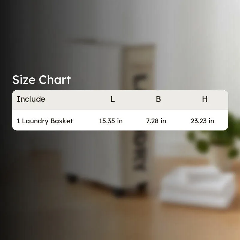 Rioware Tidy Roll Laundry Basket - White media 10
