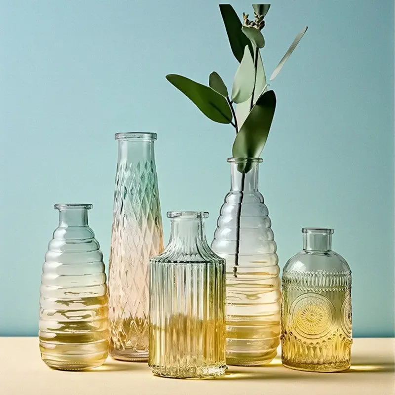 Glissera Glass Vase - Set Of Five media 1