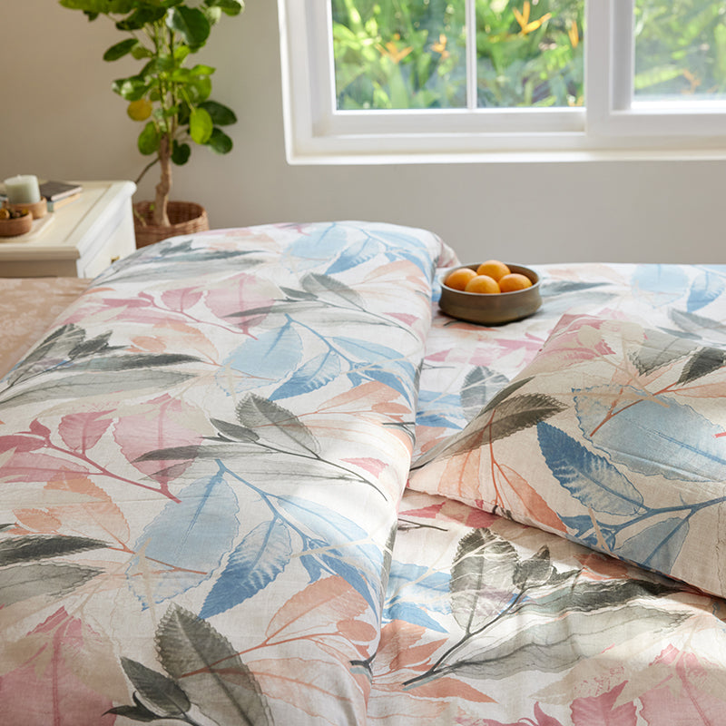 Cassia Floral Cotton Comforter (Multicolor) - 180 GSM media 4