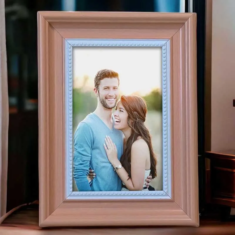 Wooden Whispers Table Photo Frame media 1