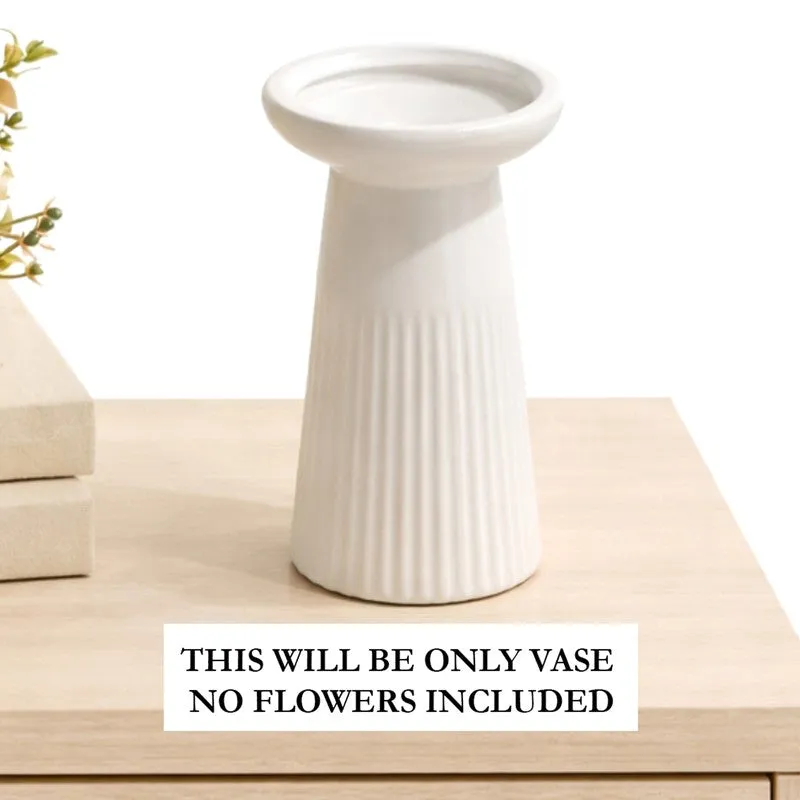 Funky Form Vase - White media 3