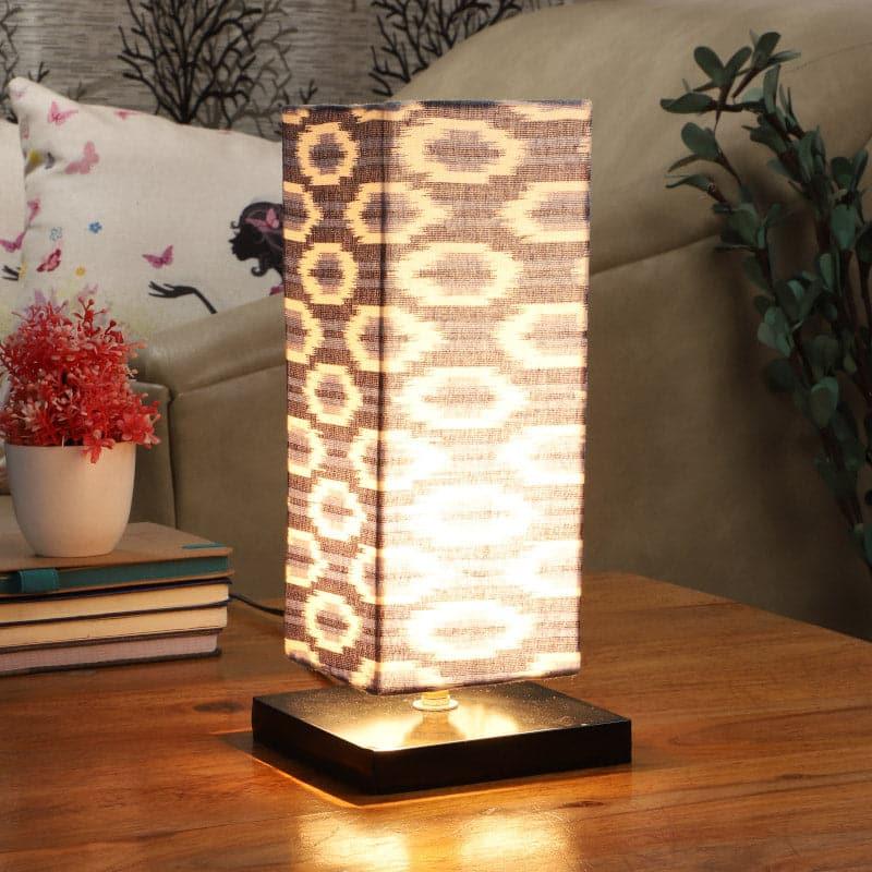 Lois Ingram Fabric Table Lamp - Blue,White