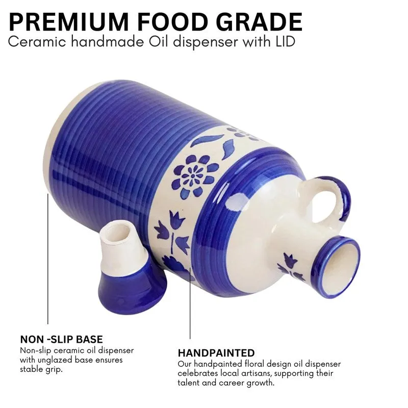 Farmhouse Ceramic Oil Dispenser - 1000 mL media 4