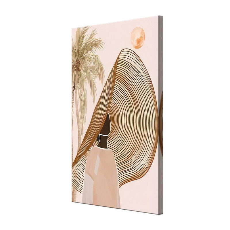 Golden Hour Silhouette Poly Canvas Wall Painting media 5