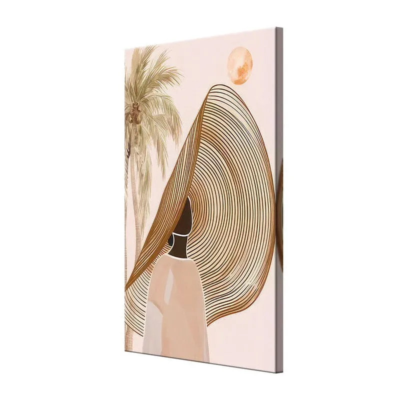 Golden Hour Silhouette Poly Canvas Wall Painting media 5