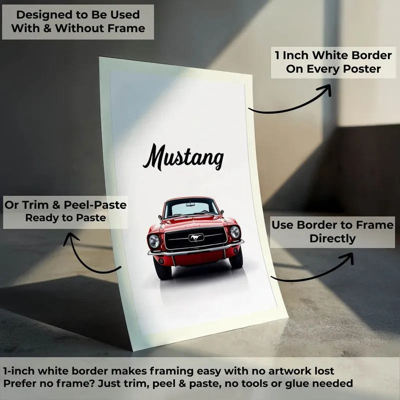 Mustang Heritage Wall Poster media 9