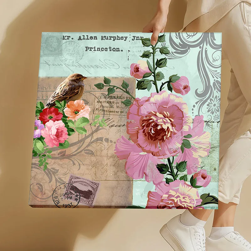 Old English Blooms Canvas Wall Art media 4