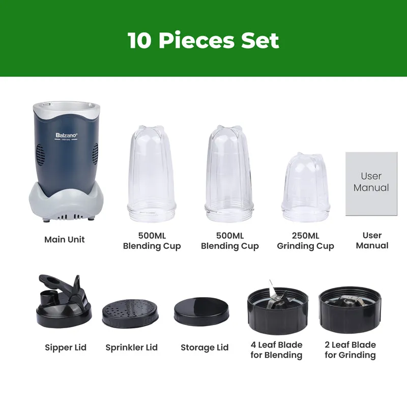 Balzano Bullet Mixer Grinder - 400 W media 8