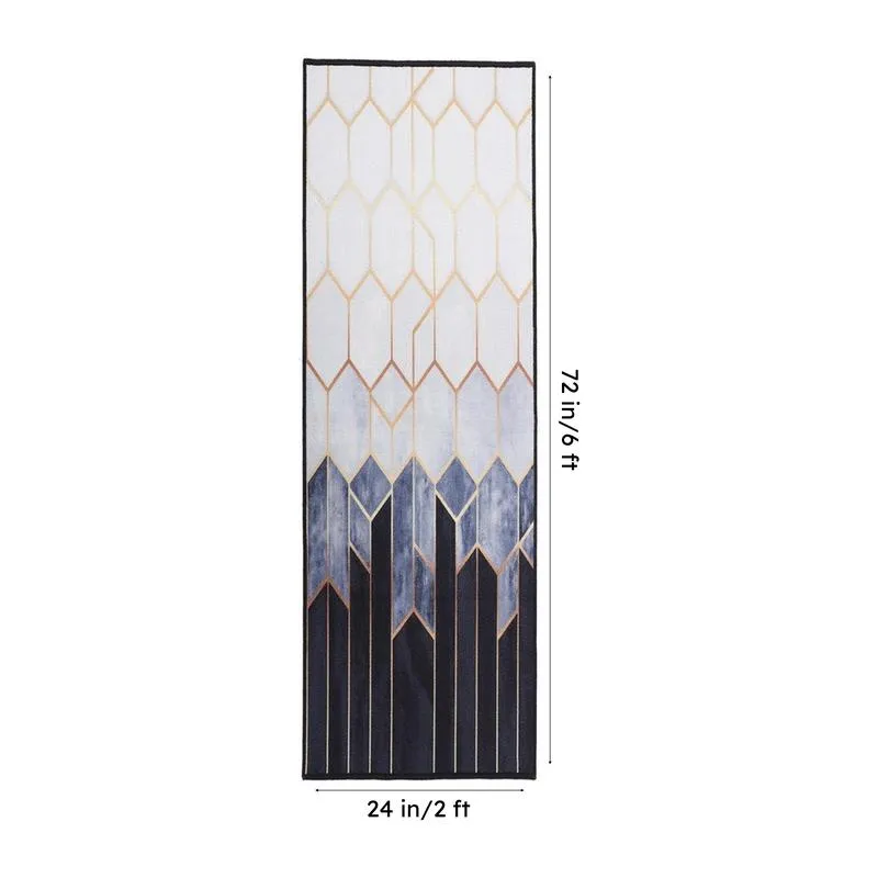 Hexa Anti-Skid Nylon Runner Rug media 8