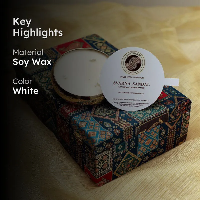 Enchanta Sandalwood Scented Candle media 2