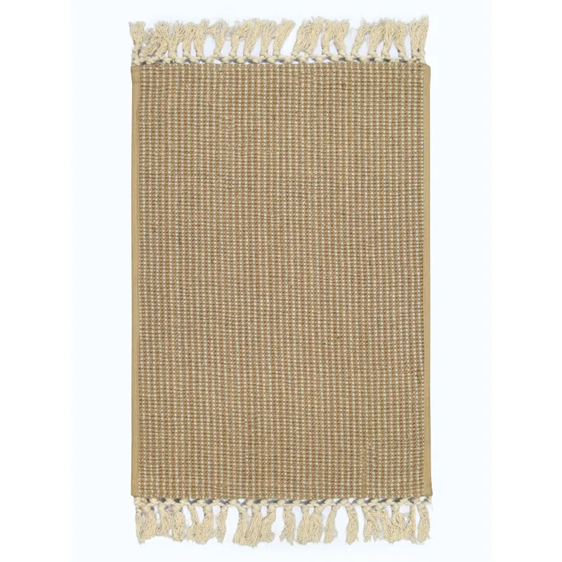 EcoStep Anti-Slip Jute Door Mats with Fringe media 1