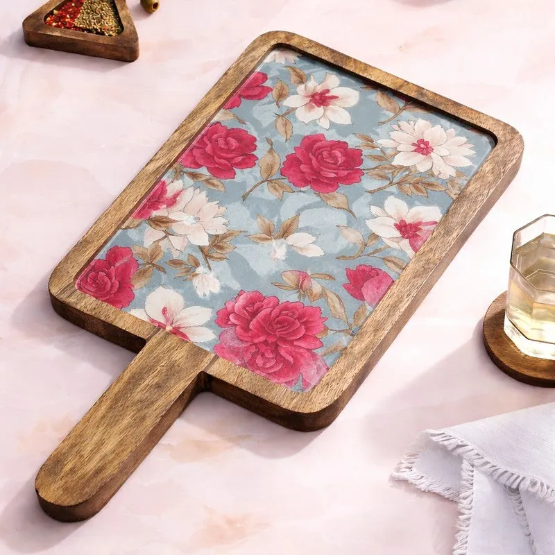 Auralith Mango Wood Serving Platter media 3