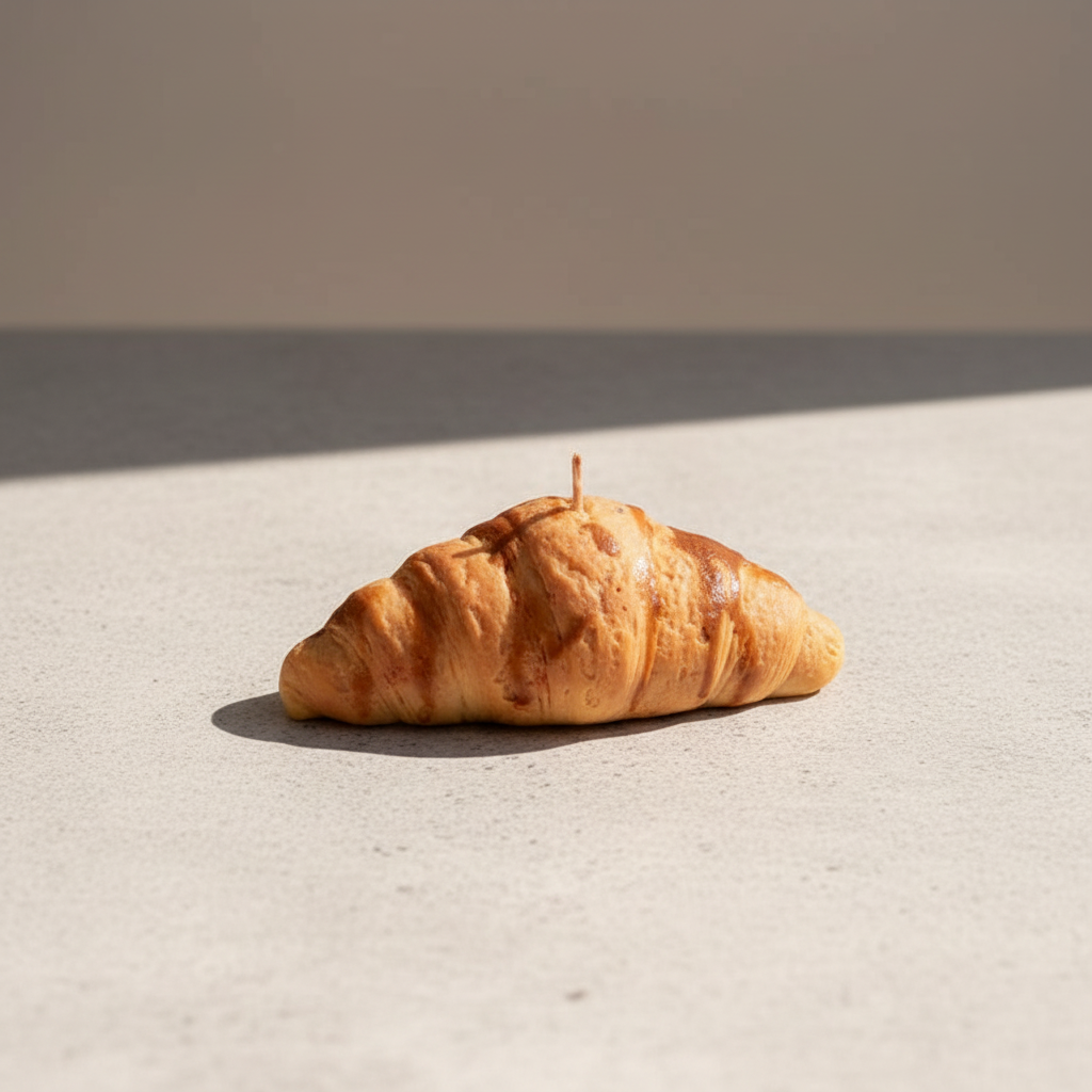 Buttered Croissant Scented Candle - Vanilla, Cinnamon