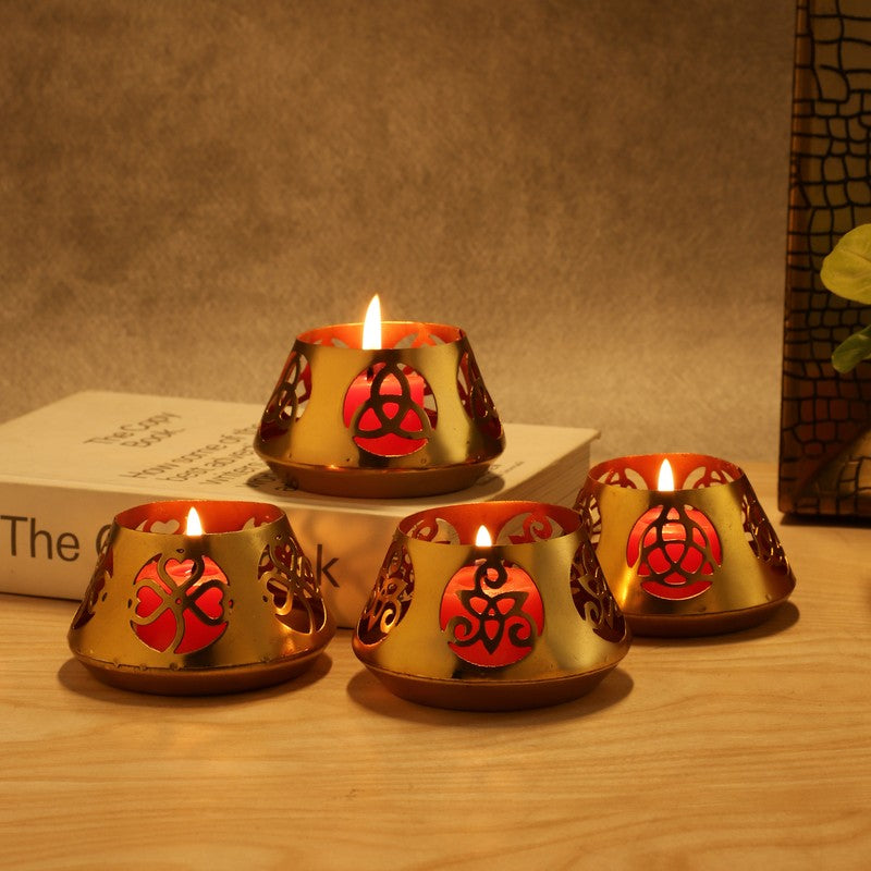 Quanta Tea Light Holder - Set Of Four media 3