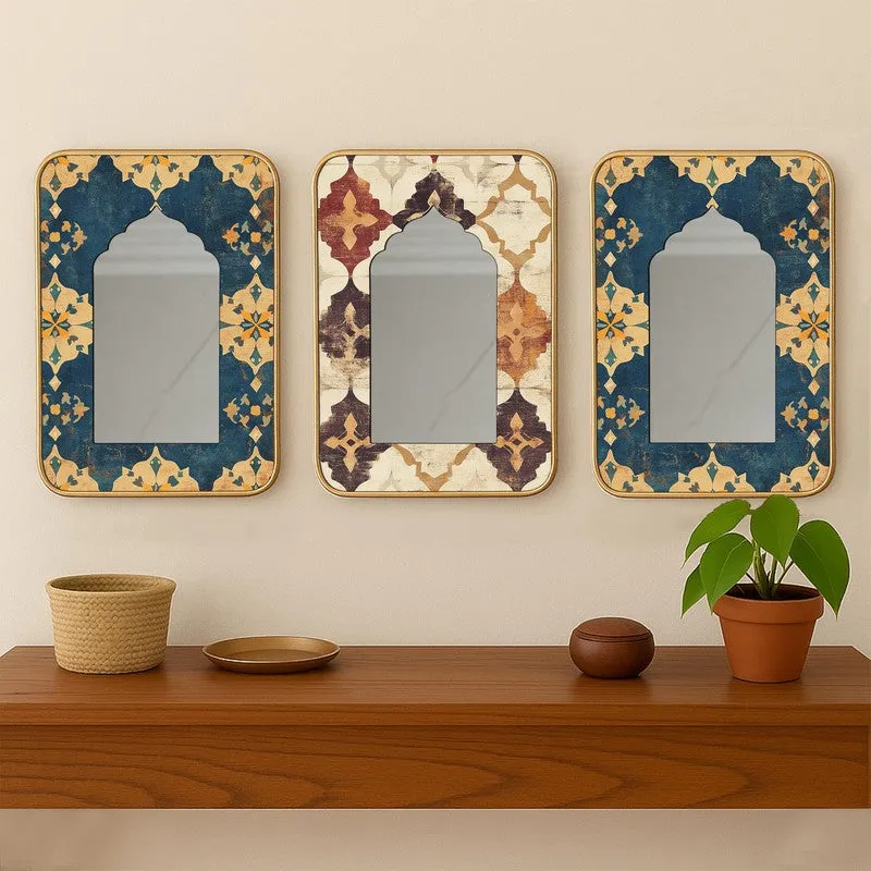 Meher Jharokha Wall Mirrors - Set Of Three media 4