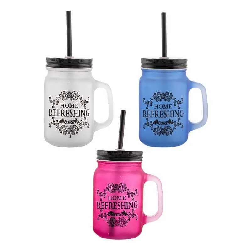 Refreshzo Jar With Straw - Set Of Three media 3