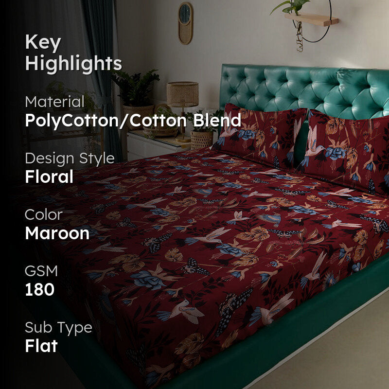 Alma Bedsheet - 180 GSM media 2