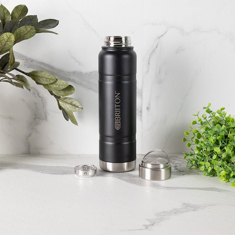 Velno Hot & Cold Thermos Water Bottle (White & Black, 750 mL Each) - Set Of Two media 3