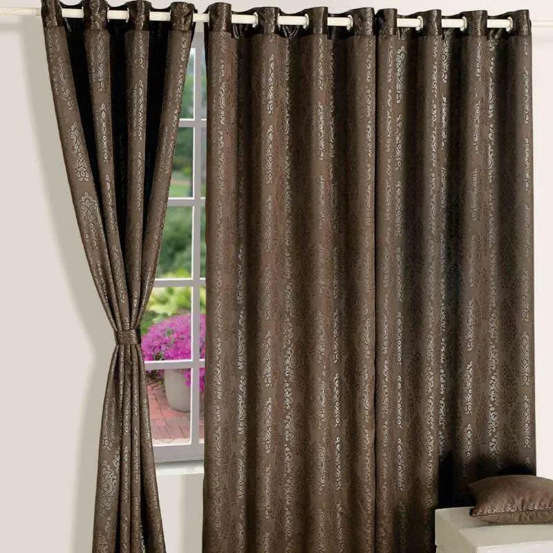 Swayam Fudge Brownie Curtain media 4
