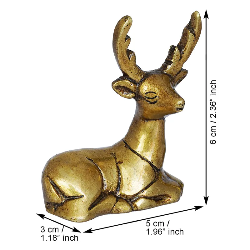Deer Gold Showpiece - Set Of Two media 7