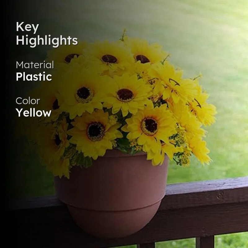Forever Fresh Faux Flowers (Yellow) - Set Of Two media 2