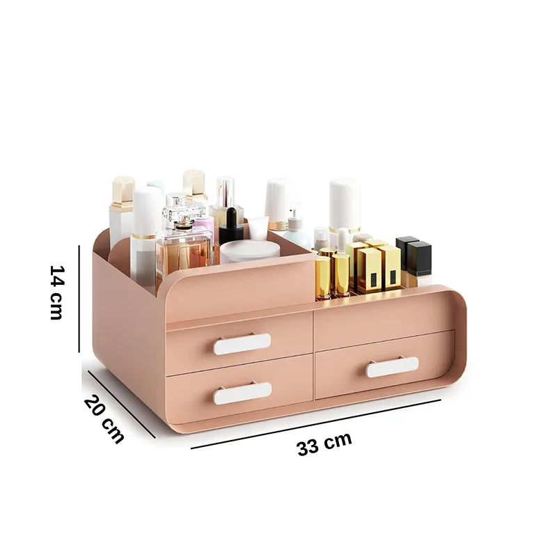 The Stash Bash Plastic Cosmetic Organiser - Pink media 7