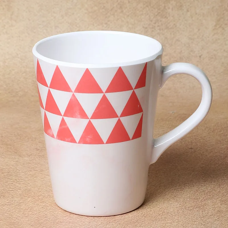 Mivano Melamine Coffee Mug (400 mL Each/Red) - Set of Two media 5