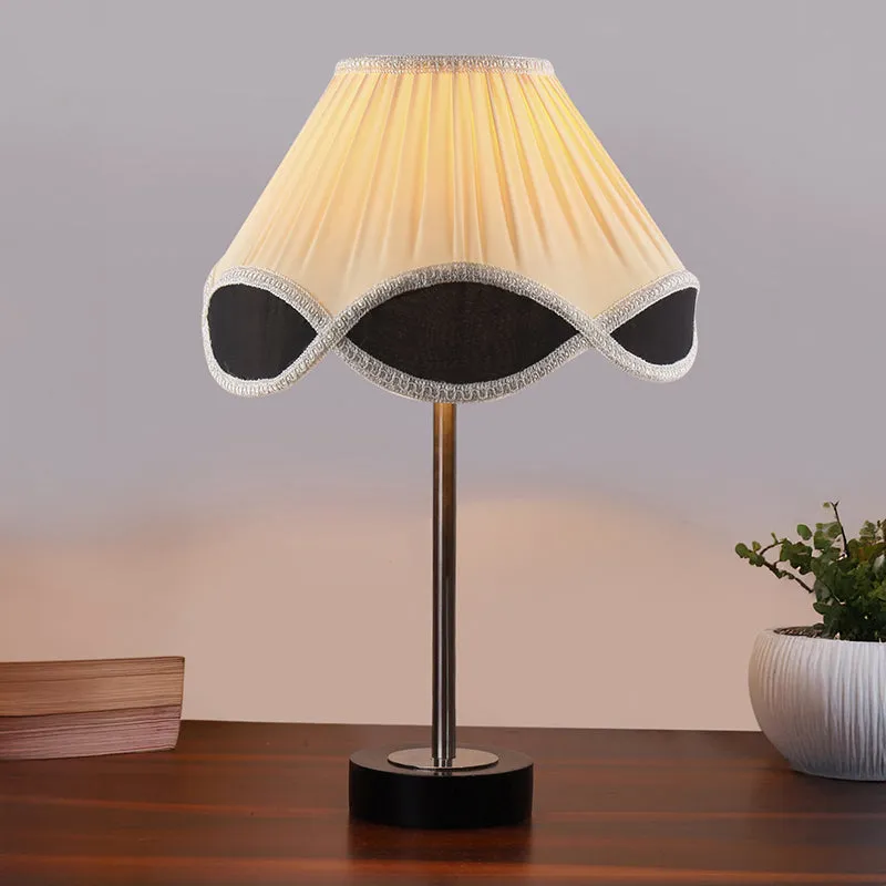 Valenica Rodin Wooden Table Lamp - Multicolor,Silver,Black media 2