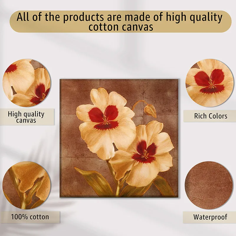 Muted Petals Wall Art - Set Of Four media 3