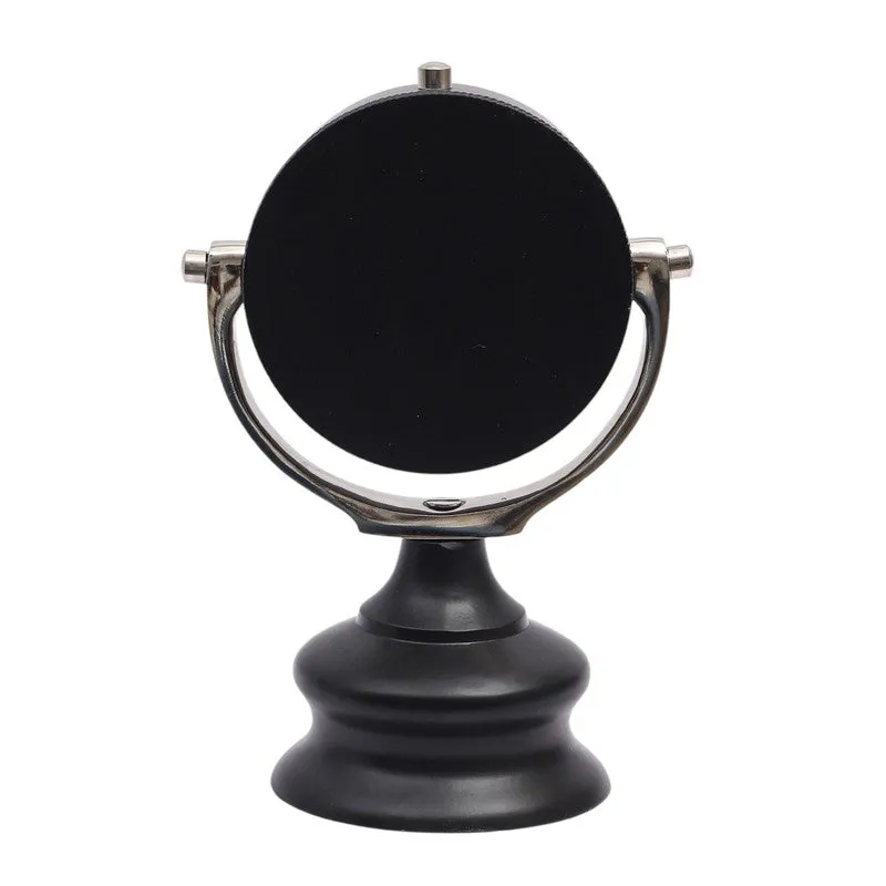 Classic Round Table Clock Black,Silver media 5