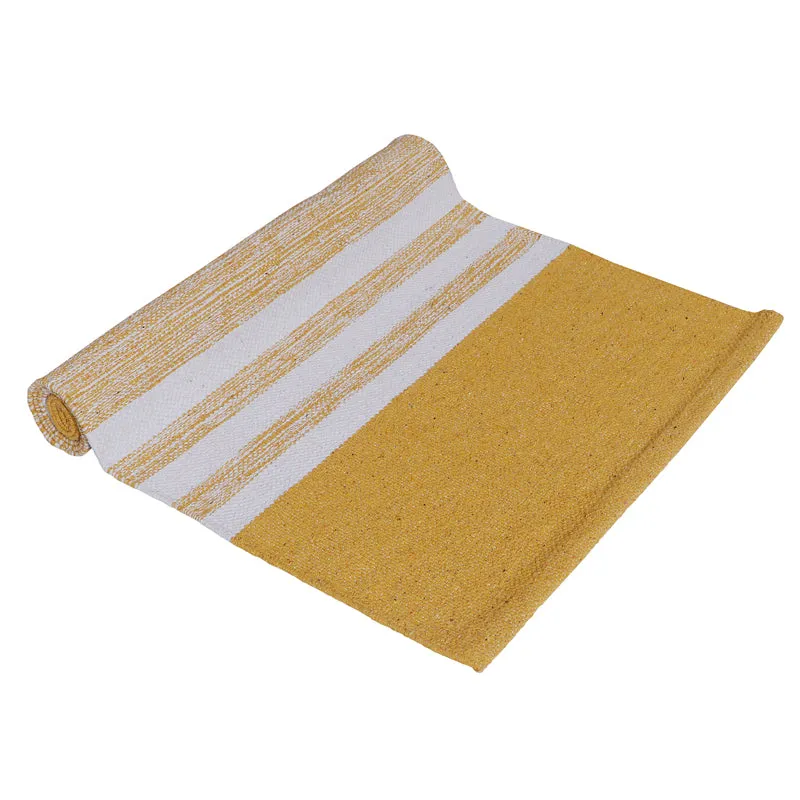 Decoria Cotton Runner Rug - Yellow media 5