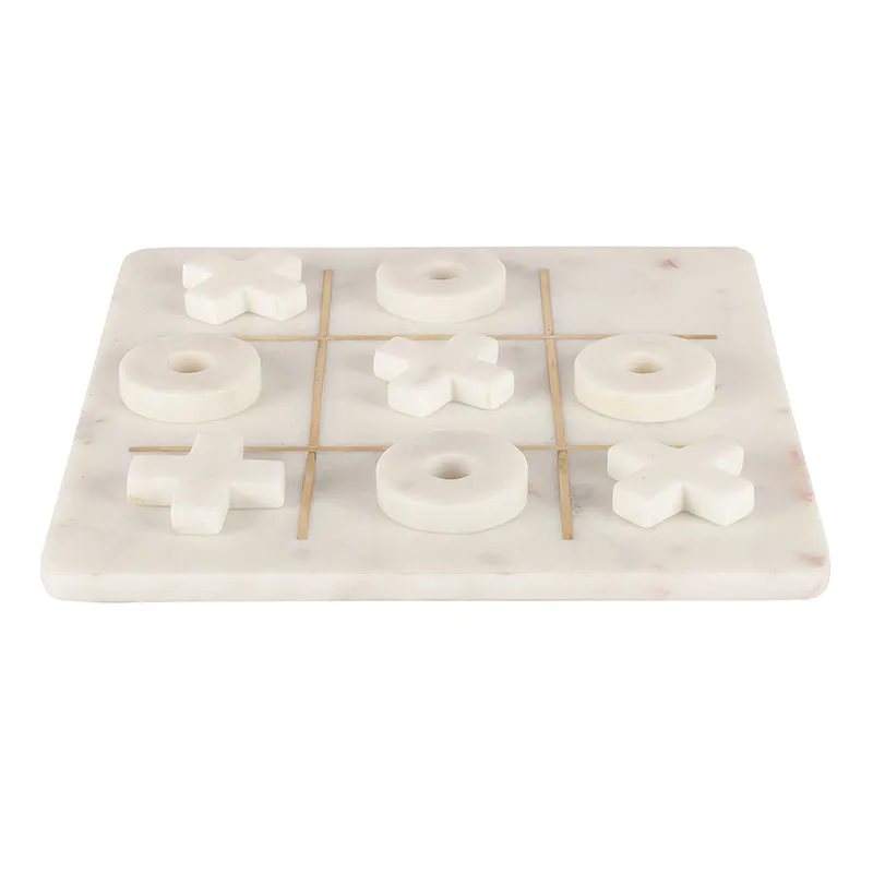 Equis Gild Marble Tic Tac Toe Game media 3