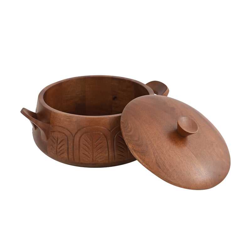 Roti Rasoi Handcrafted Wood Roti Box media 7