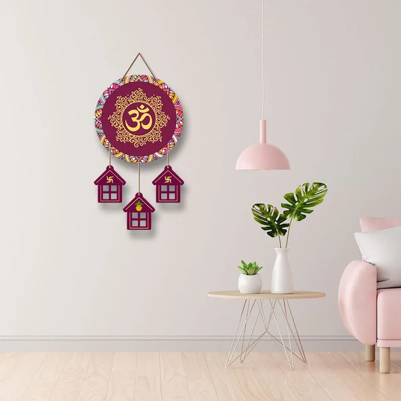 Aum Cottage Polyester & MDF Wall Hanging media 1