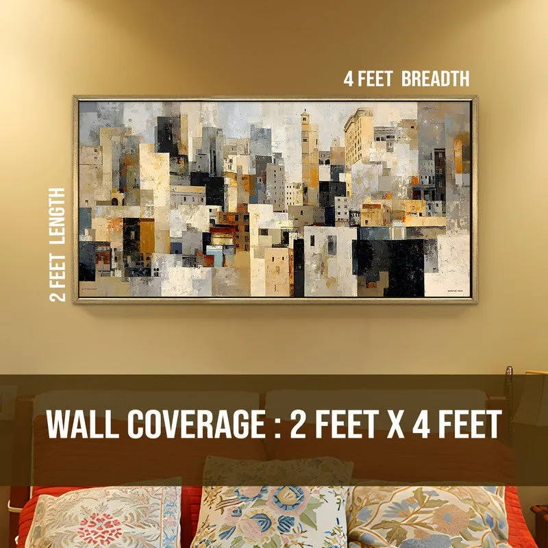 Stonefold Canvas Wall Painting With Frame media 8