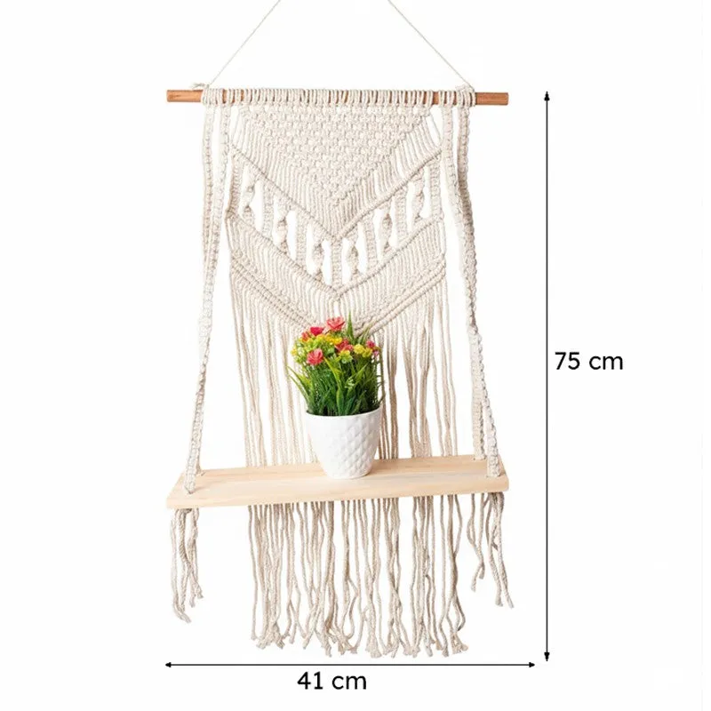 Jagger Macrame Wall Shelf media 6
