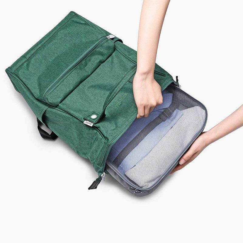 Robbie 7-Piece Travel Organizer Set in Grey - Lightweight Polyester Storage Solution media 3
