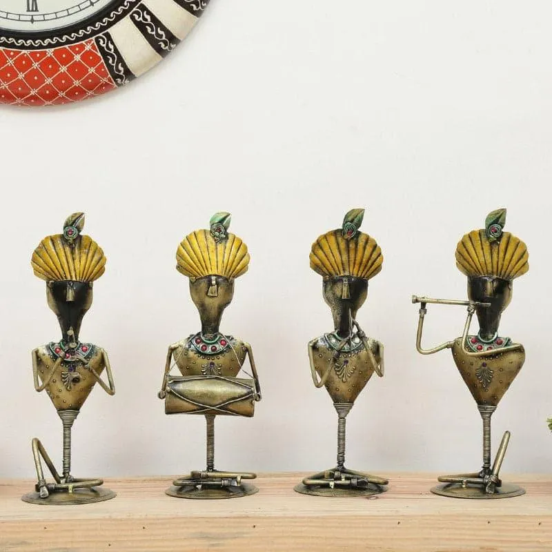 Tribal Musical Symphony Showpiece - Set Of Four media 1