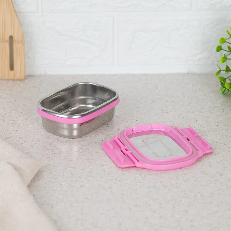 Yum Lock Insulated Lunch Box (Pink) - 150 mL media 5