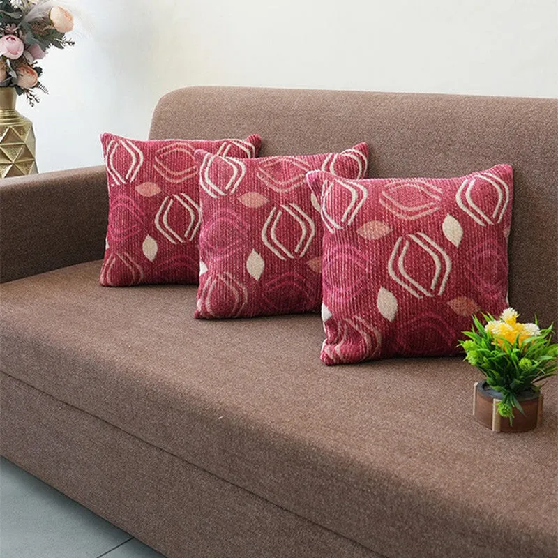 ShapeCraft Cushion Cover (Pink) - Set Of Three media 1