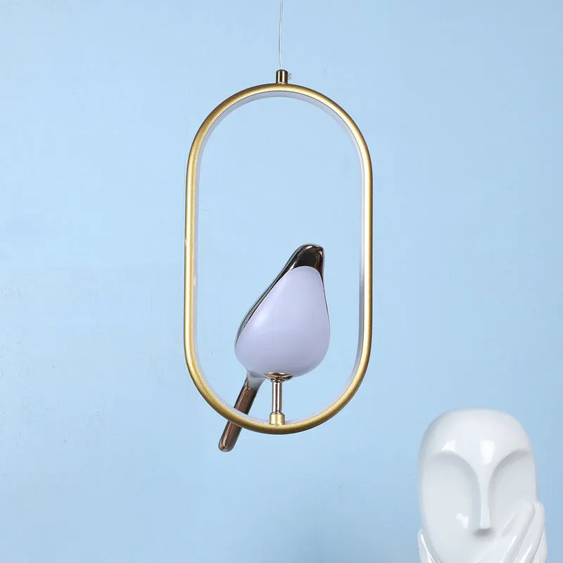 Avian Halo Iron Ceiling Lamp - Oval media 3